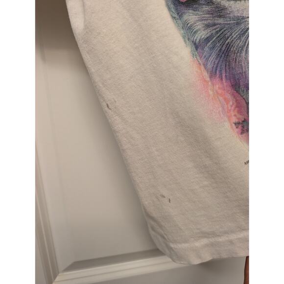 Vintage Fruit of the Loom Air Waves Kitten Tee Shirt Myrtle Beach SC Y2K 90s - Picture 5 of 6